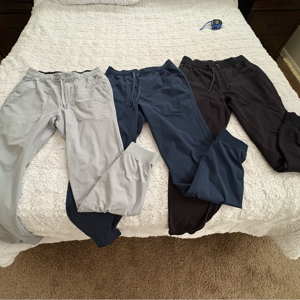 lululemon athletica Men's Sweatpants in Gray, Navy, and Black